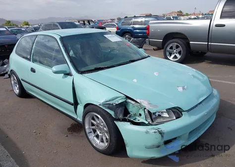 1993 Honda Civic Dx из США, поврежденный, VIN 2HGEH2464PH516961